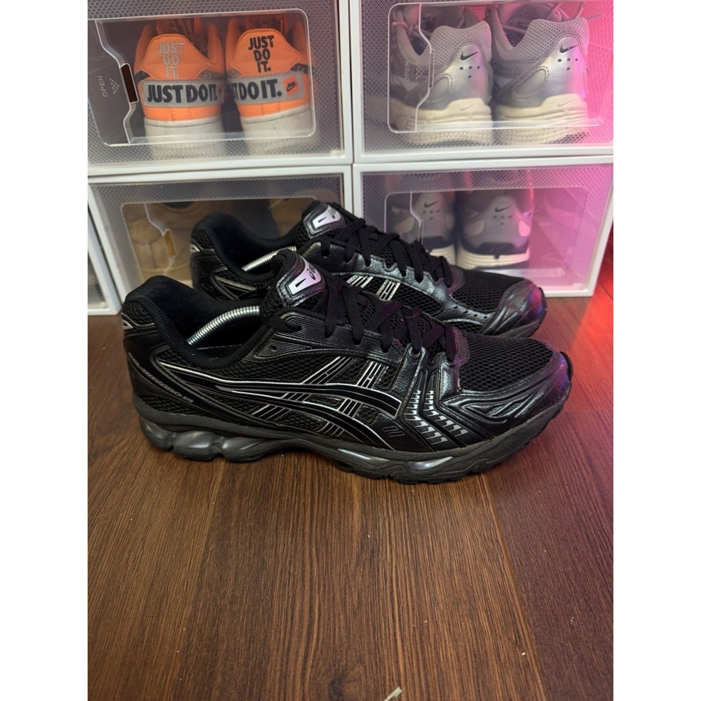 Size 14 - ASICS Gel Kayano 14 Black Pure Silver 1201A019-006